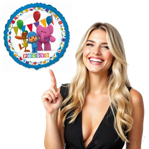 xx bfk balon foliowy 18 fx pocoyo niepakowany