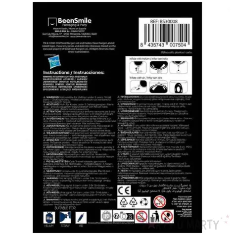 xx bfk balon foliowy 18 fx power rangers pakowany