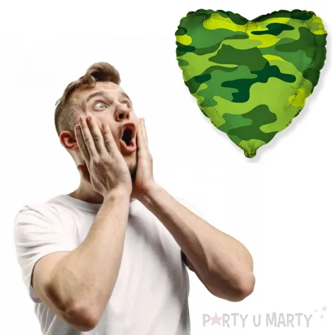 xx bfk balon foliowy 18 fx serce military