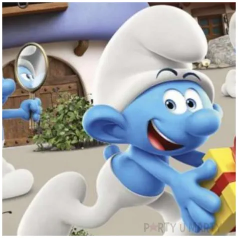 xx bfk balon foliowy 18 fx smerfy pakowany