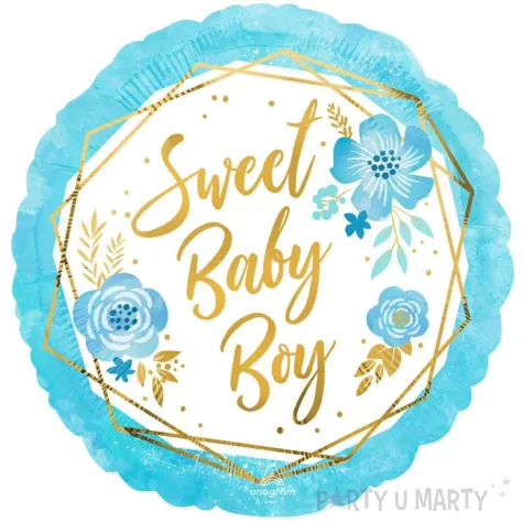 xx bfk balon foliowy 18 shp baby boy