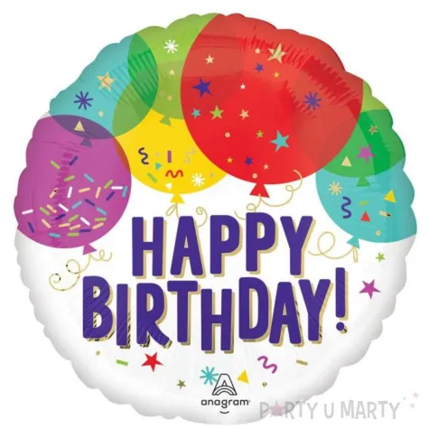 xx bfk balon foliowy 18 shp birthday balloons