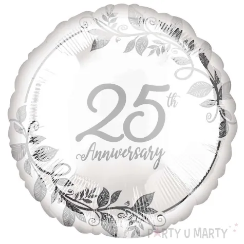 xx bfk balon foliowy 18 shp happy 25th anniversary
