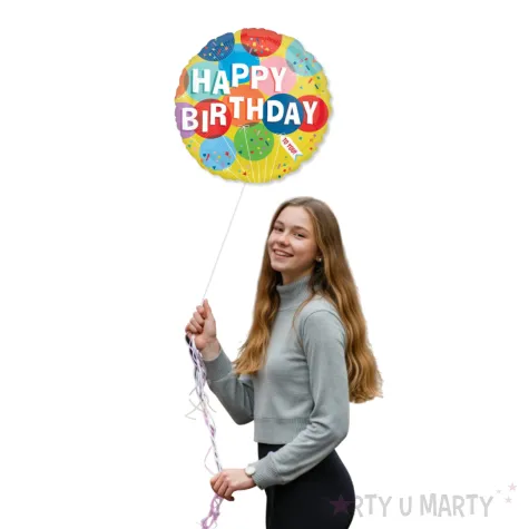 xx bfk balon foliowy 18 shp sunny balloons birthday