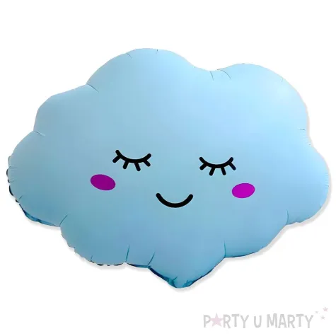 xx bfk balon foliowy 24 fx chmurka matowa baby blue