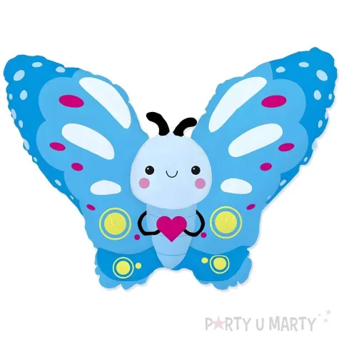 xx bfk balon foliowy 24 fx motylek niebieski