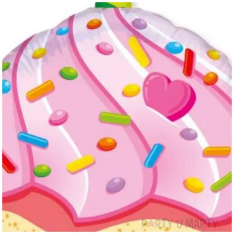 xx bfk balon foliowy 24 fx muffinka niepakowany