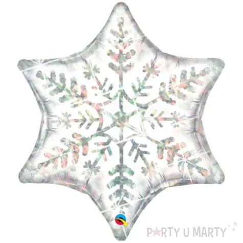 xx bfk balon foliowy 36 ql shp blyszczacy platek sniezny kk