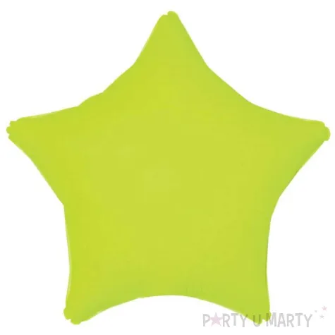 xx bfk balon foliowy gwiazda fluor zolty 19