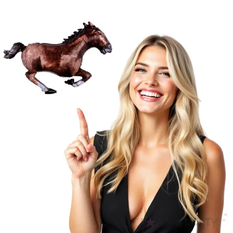 xx bfk balon foliowy helowy galloping horse