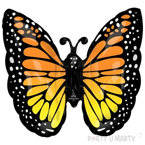 xx bfk balon foliowy helowy xl monarch butterfly glow