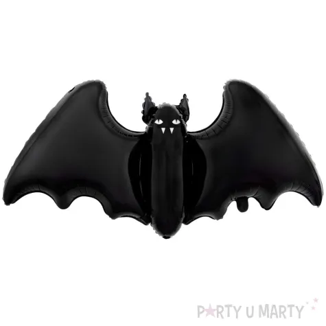 xx bfk balon foliowy nietoperz czarny 46x100 cm