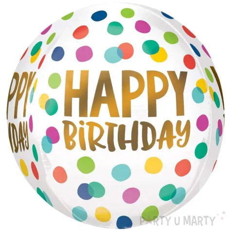 xx bfk balon foliowy orbz happy dots