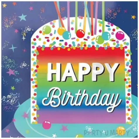 xx bfk balon foliowy orbz rainbow slice birthday