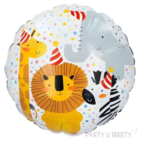 xx bfk balon foliowy safari dwustronny 45 cm