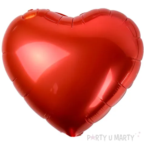 xx bfk balon foliowy serce czerwone 18 100szt