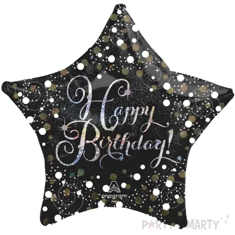 xx bfk balon foliowy sparkling birthday