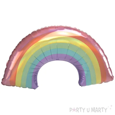 xx bfk balon foliowy supershape holo iredescent pastel rainbow