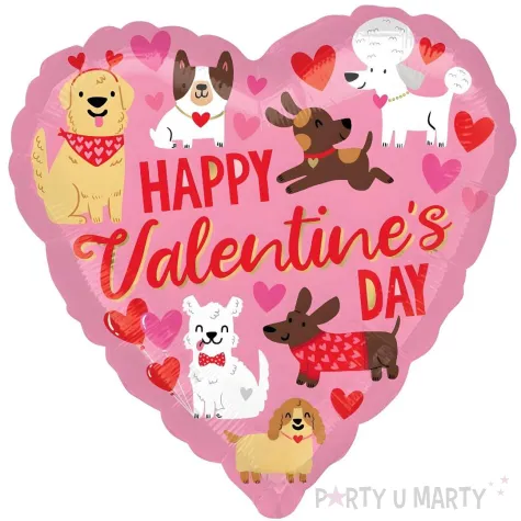 xx bfk balon foliowy walentynki rainbow hearts