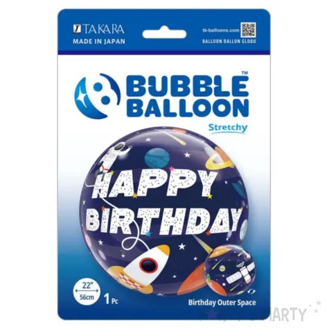 xx bfk balon takara bubble balloon birthday outer space 22