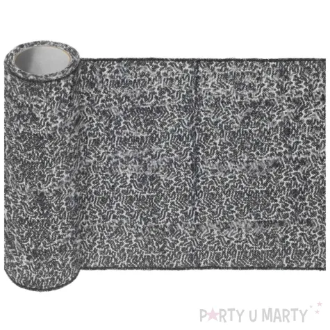 xx bieznik cekinowy czarny 0 3 x 5 m