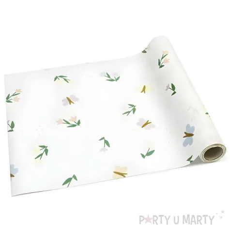 xx bieznik flizelinowy kwiatki i motyle mix 40 x 500 cm