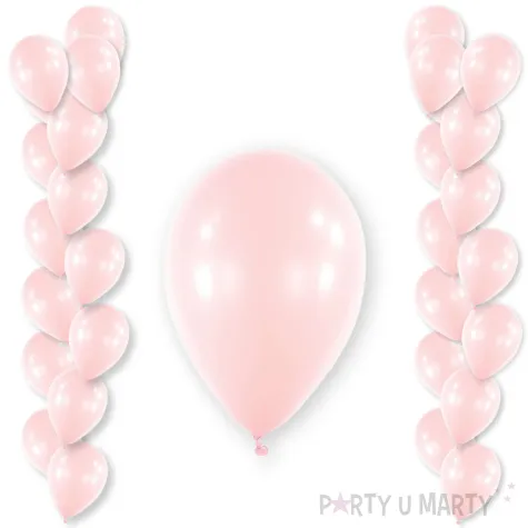 xx bl balon 11 rnd macaron pink rose 50 szt