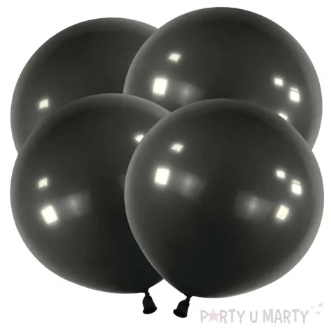 xx bl balon 24 rnd fashion jet black 4 szt