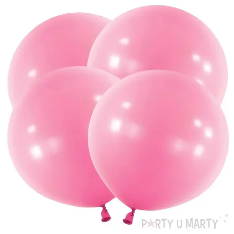 xx bl balon 24 rnd standard pink 4 szt