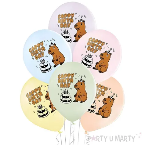 xx bl balony d11 happy birthday 2c2s 6 szt