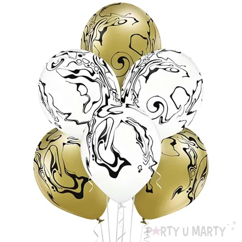 xx bl balony d11 marble 1c5s 6 szt