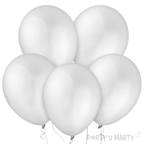 xx bl balony decomex 11 metallic white 100 szt