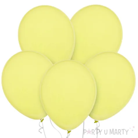 xx bl balony decomex 11 pastel yellowish 100 szt