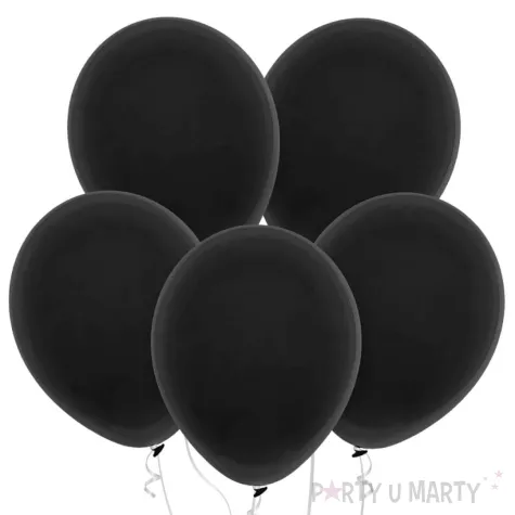 xx bl balony decomex 18 pastel black 25 szt