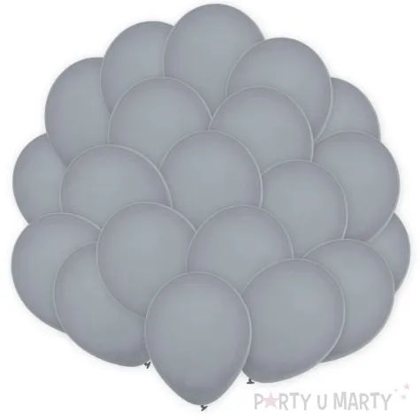 xx bl balony decomex 18 pastel grey 25 szt