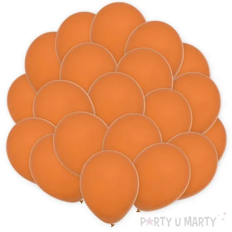 xx bl balony decomex 18 pastel orange 25 szt