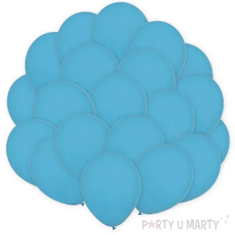 xx bl balony decomex 18 pastel tiffany blue 25 szt