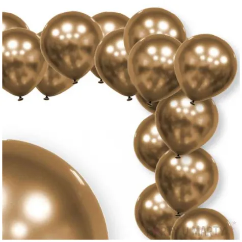 xx bl balony decomex 5 luster gold 100 szt