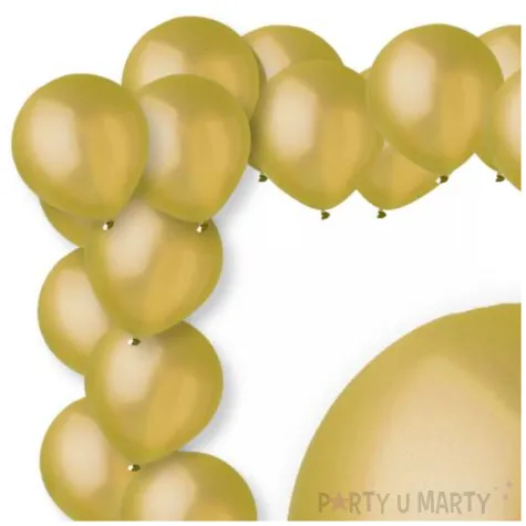 xx bl balony decomex 5 metallic gold 100 szt