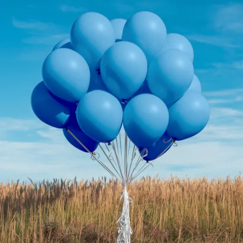 xx bl balony decomex 5 pastel dusty blue 100 szt