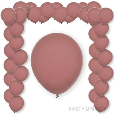 xx bl balony decomex 5 pastel rose wood 100 szt