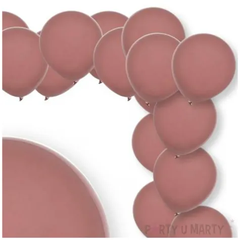 xx bl balony decomex 5 pastel rose wood 100 szt