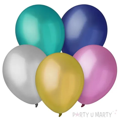 xx bl balony decomex 9 metallic assorted 100 szt