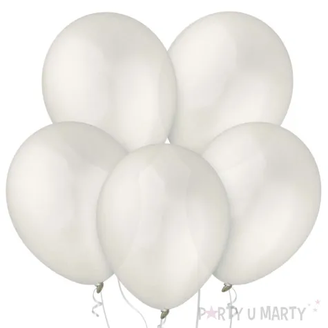 xx bl balony decomex 9 metallic pearl white 100 szt