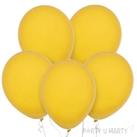 xx bl balony decomex 9 pastel golden yellow 100 szt