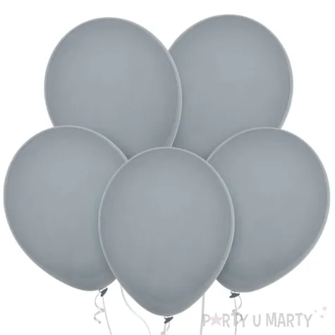 xx bl balony decomex 9 pastel grey 100 szt