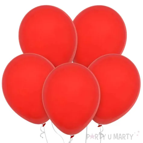 xx bl balony decomex 9 pastel red 100 szt