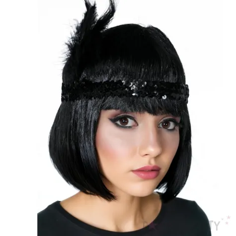 xx black charleston tiara