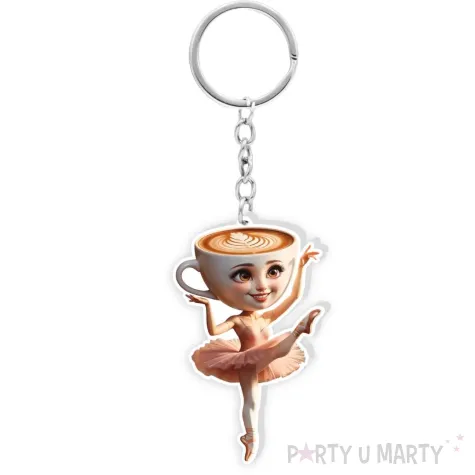 xx brelok drukowany ballerina cappuccina brainrot