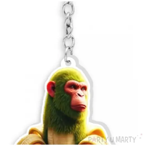 xx brelok drukowany chimpanzini bananini brainrot